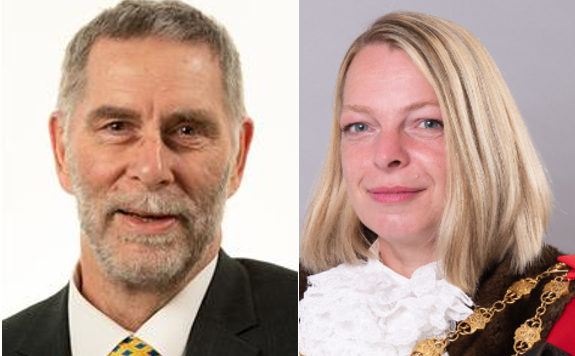 Cllr Roger Roud and Cllr Michell Keutenius