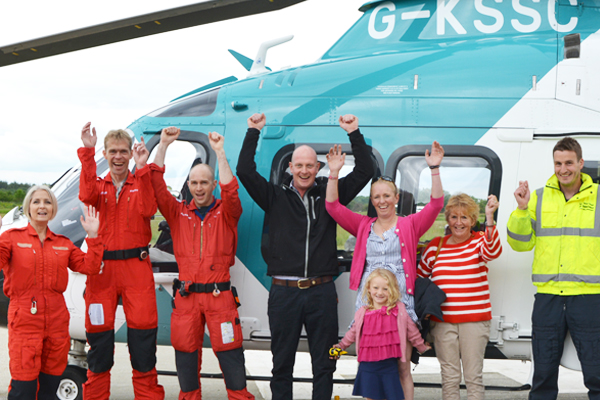air ambulance lottery winner